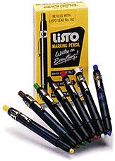 Listo Mechanical Grease Pencil (12/box) [MP42] - $12.75 : Butcher & Packer,  Sausage Making and Meat Processing Supplies